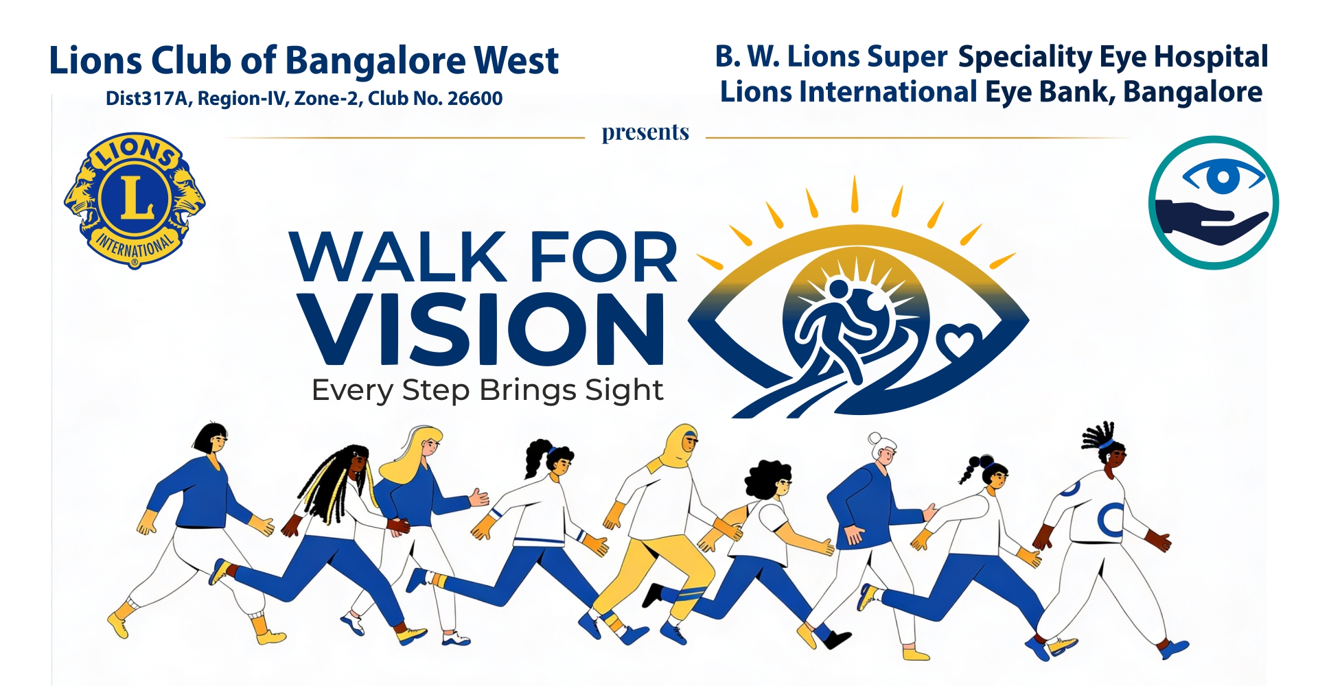 Walk for Vision – Lions Club of Bangalore West